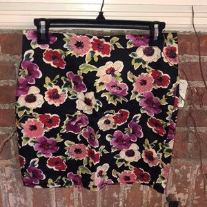 Floral Mini Skirt